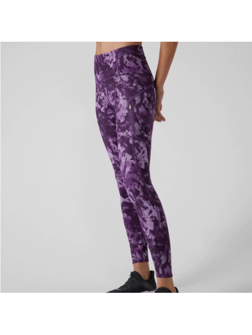 Athleta Rainier Printed Tight Size Small EUC - Picture 3 of 12